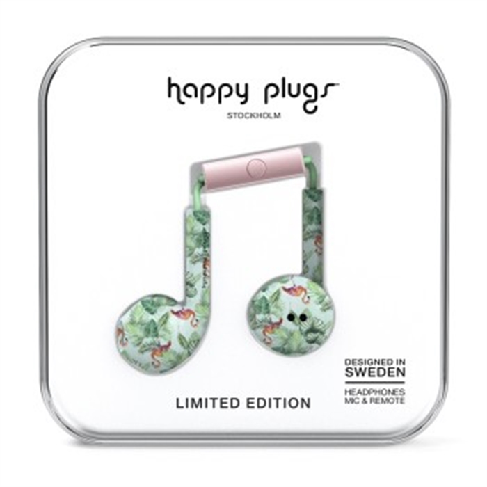 Image de Casque d'écoute Earbud Plus Pink Flamingos