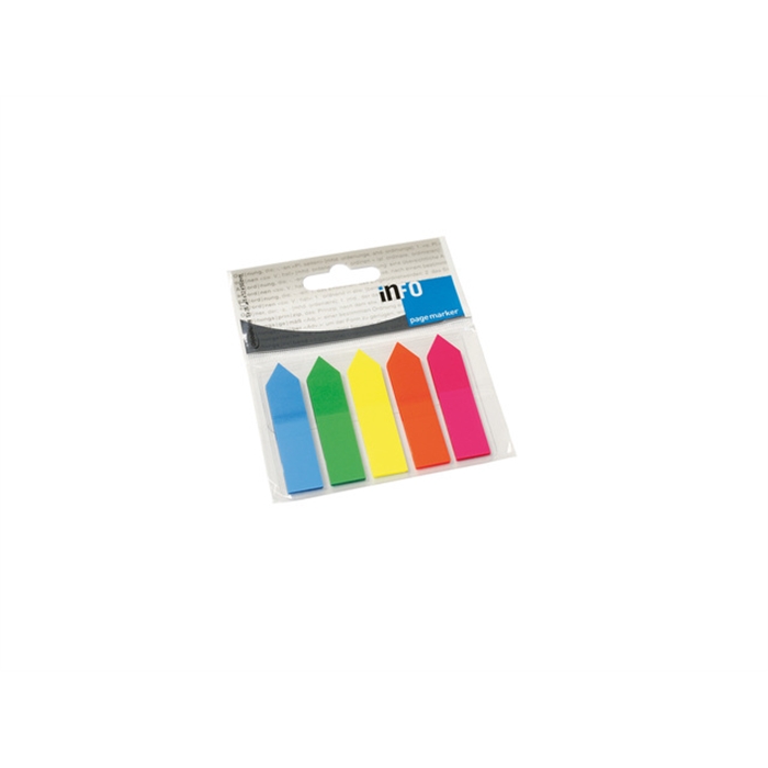 Picture of Info Page Markers arrow film 12x50mm, 5 couleurs