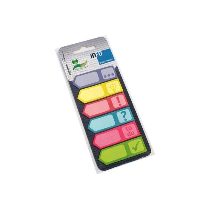 Picture of Info Page Markers                                           18x55mm, 6 couleurs