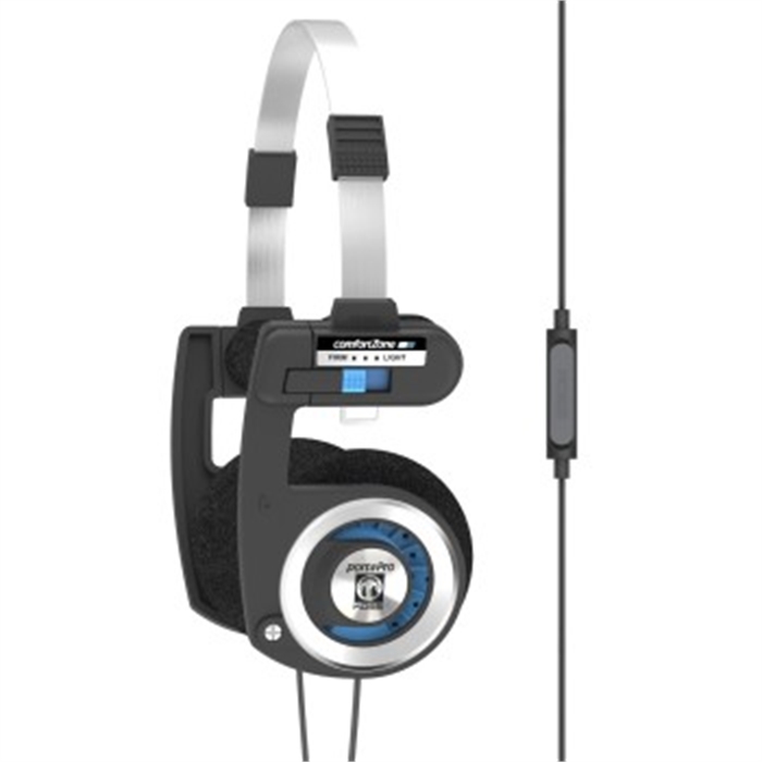 Image de Koss Porta Pro casque stéréo avec microphone et télécommande, noir