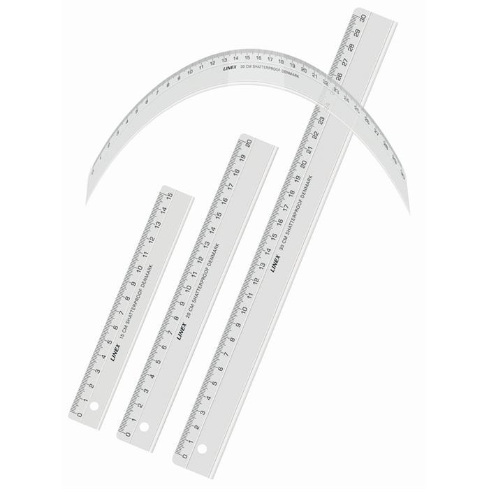 Picture of Linex Shatterproof Ruler, 30 Cm