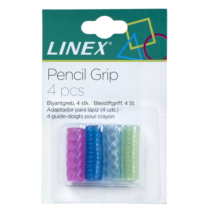 Afbeelding van LINEX pen en potlood grip pak 4 stuks