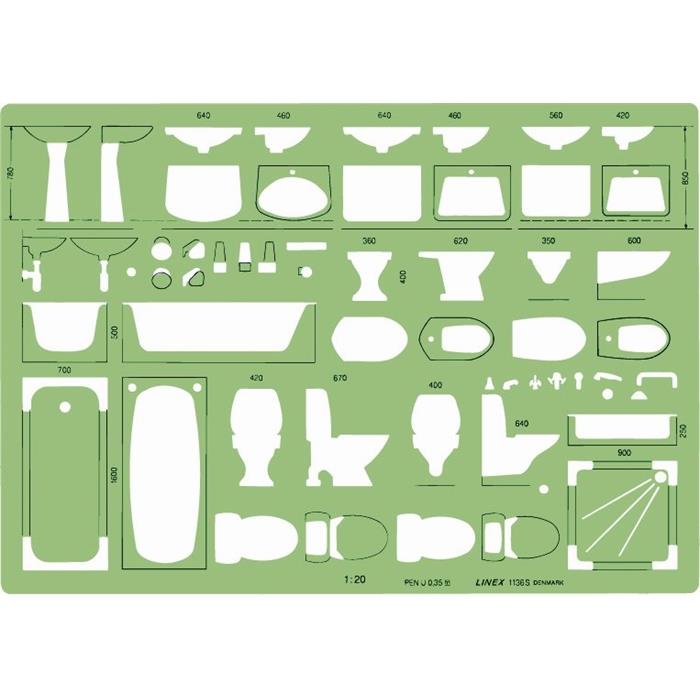 Picture of Linex 1135S Plumbing Template