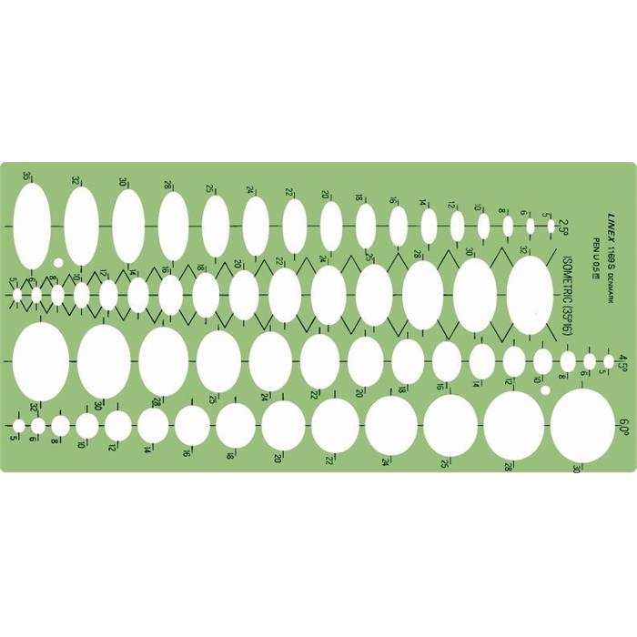 Picture of Linex 1169S Ellipse Template