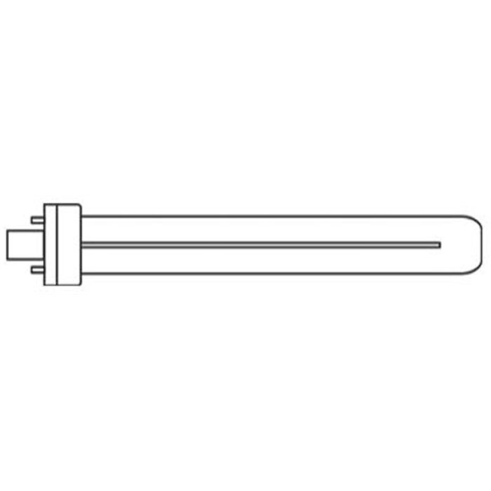 Image de Ampoule basse consommation 11W socle G23 6500 K - transparant