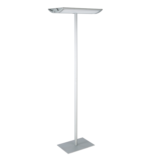 Afbeelding van Vloerlamp Spaarlamp 4x14W MAULaludra - zilver