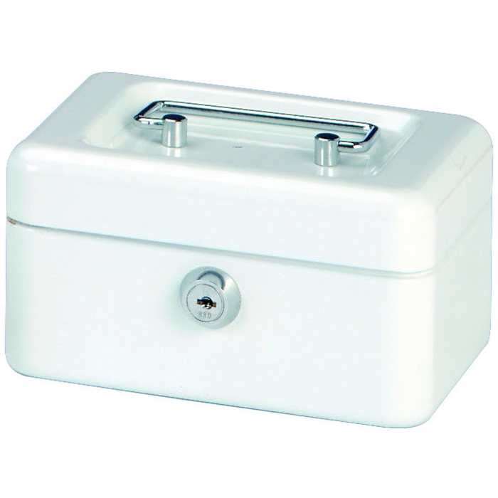 Picture of MAUL 5610102 - Cash box, 15,2x12,5x8 cm, White 