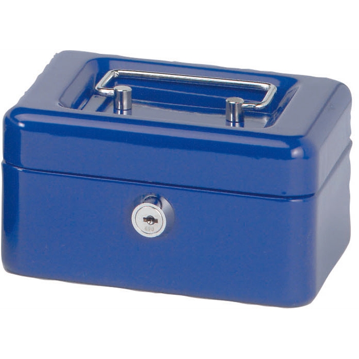 Picture of MAUL 5610137 - Cash box, 15,2x12,5x8 cm, Blue