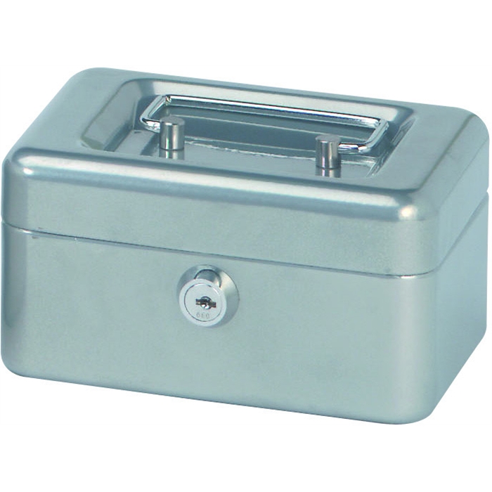 Picture of MAUL 5610195 - Cash box, 15,2x12,5x8 cm, Silver