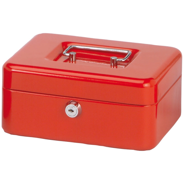 Picture of MAUL 5610225 - Cash box, 20x17x9 cm, Red