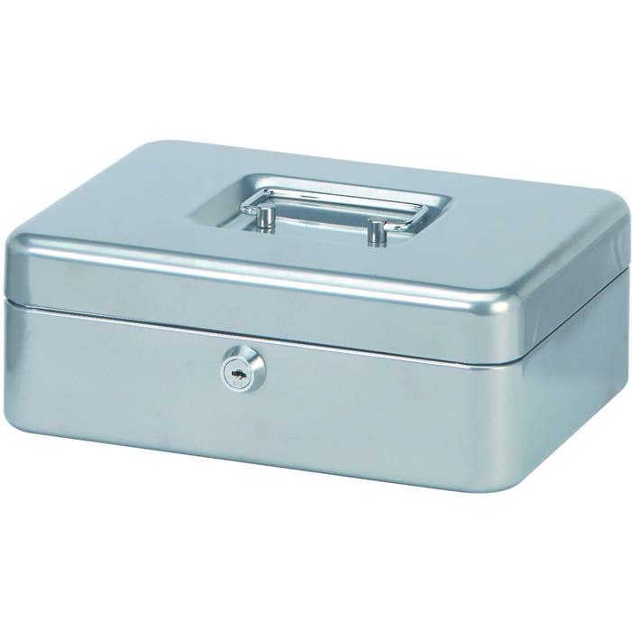 Picture of MAUL 5611395 - Cash box, 25x19x9 cm, Silver 