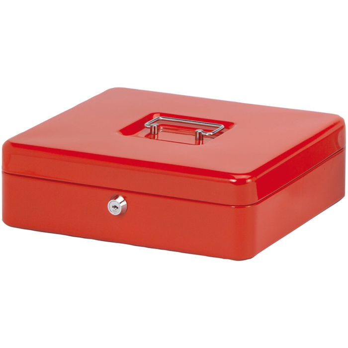 Picture of MAUL 5611425 - Cash box, 30x25x8,7 cm, Red