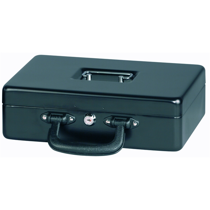 Picture of MAUL 5621490 - Cash box with euro-counting tray, 30x24,5x9,3 cm, Black