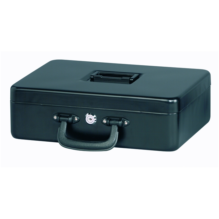 Picture of MAUL 5621690 - Cash box with euro-counting tray, 36x26,5x11,5 cm, Black 