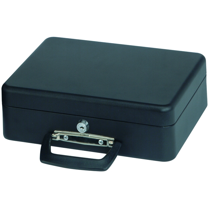 Picture of MAUL 5631490 - Cash box with euro-counting tray, 30x25,8x9 cm, Black