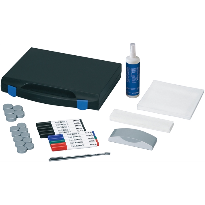 Image de Accessoires pour tableau blanc , en malette plastique - assorti