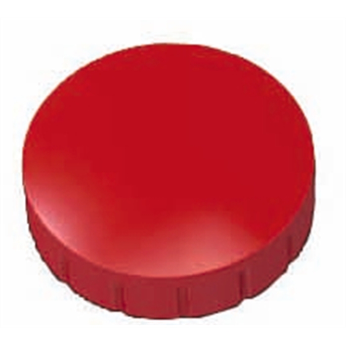 Afbeelding van Magneet MAULsolid Ø 24 x 8 mm , 10 st / doos - rood