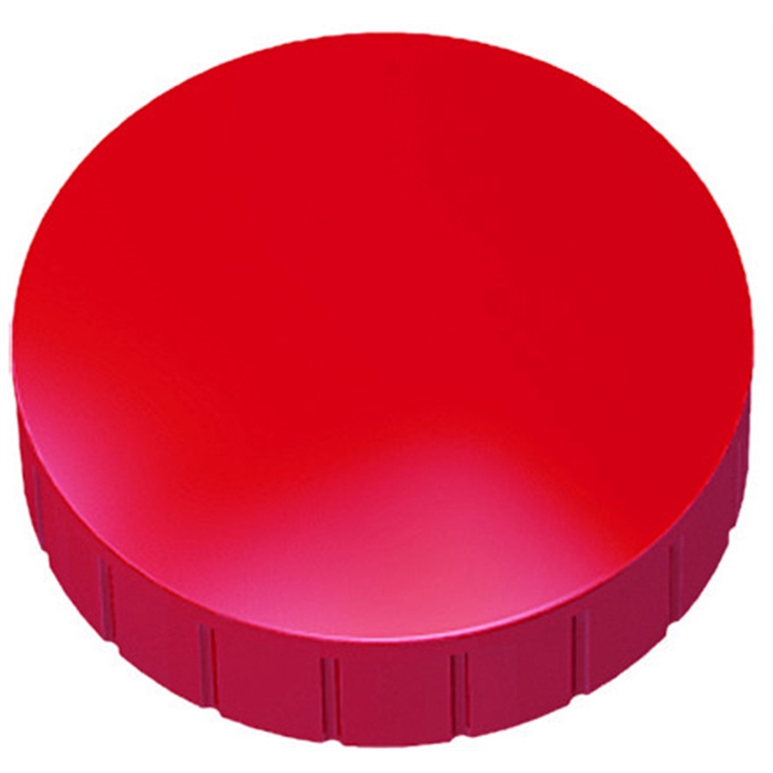 Afbeelding van Magneet MAULsolid, Ø 38 x 15,5 mm, 10 st / doos - rood