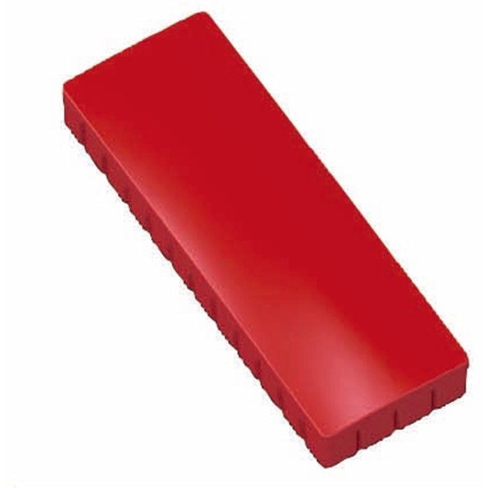 Afbeelding van Magneet MAULsolid, 54 x 19 x 9 mm, 10 st / doos - rood