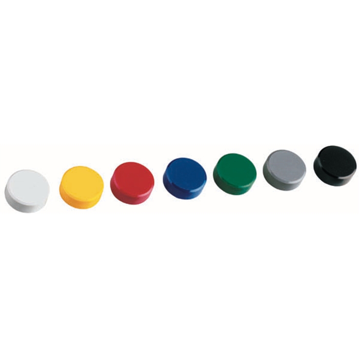 Afbeelding van Magneet MAULpro, Ø 34 mm x 13 mm, 20 st / set Assorti