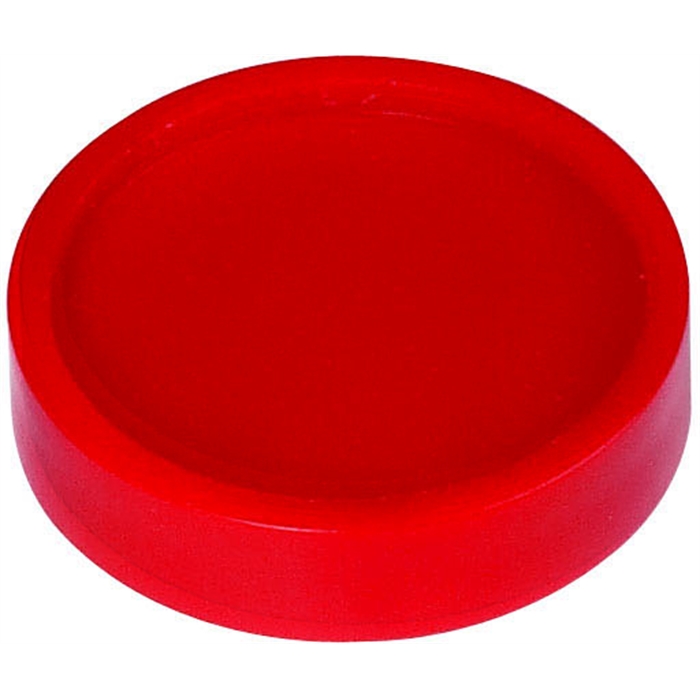 Afbeelding van Magneet, PE, Ø 30 mm x 8,4 mm, 10 st / set - rood