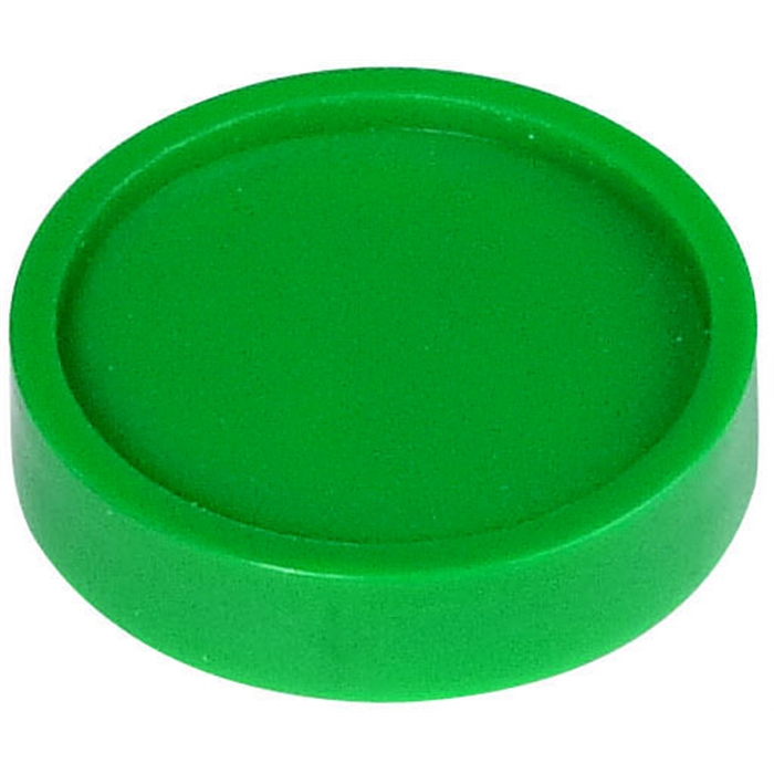 Afbeelding van Magneet, PE, Ø 30 mm x 8,4 mm, 10 st / set - groen