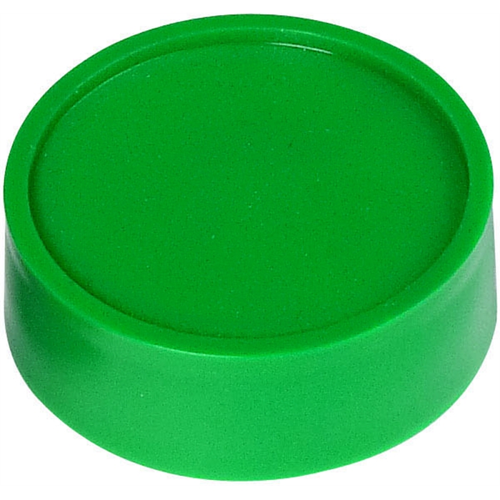 Afbeelding van Magneet, PE, Ø 34 mm x 13,8 mm , 10 st / set - groen