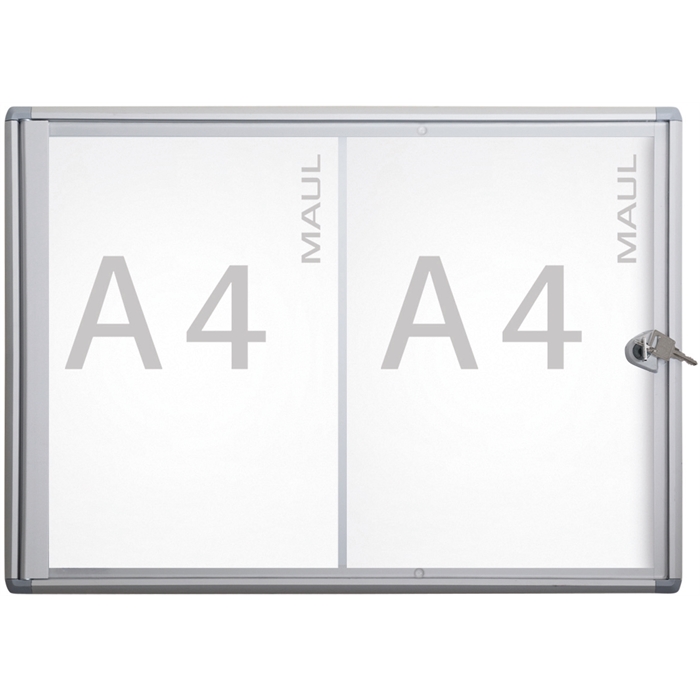 Image de Vitrine MAULextraslim 2 x A4 - aluminium