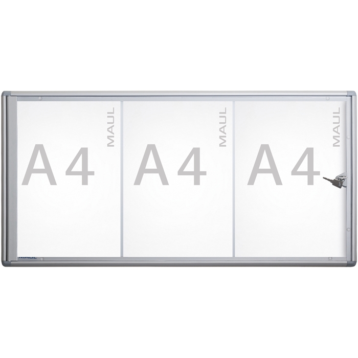 Image de Vitrine MAULextraslim 3 x A4 - aluminium