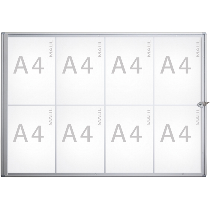 Image de Vitrine MAULextraslim 8 x A4 - aluminium