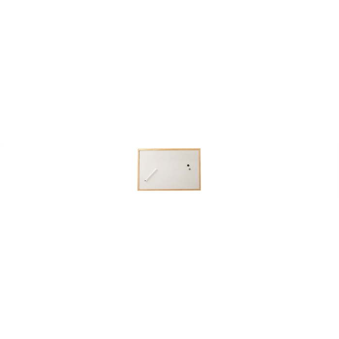 Afbeelding van Whitebord, 30 x 40 cm, houten frame - wit