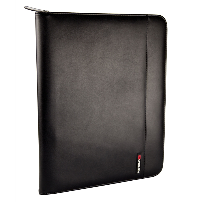 Picture of MONOLITH 2000002881 - Conference folder with calculator, Black 36x26x3,5 cm