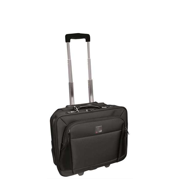 Image de MONOLITH 2000003005 -  Valise à roulettes pour ordinateur portable 15,6", Noir 41,5x40x24