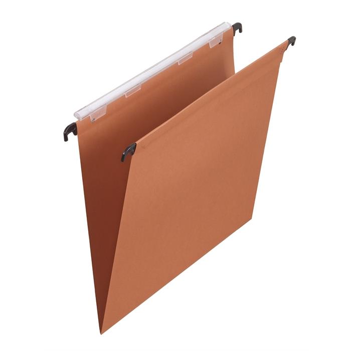 Picture of Box Of 25 Defi Suspension Files For Drawer V Base Foolscap Orange Kraft