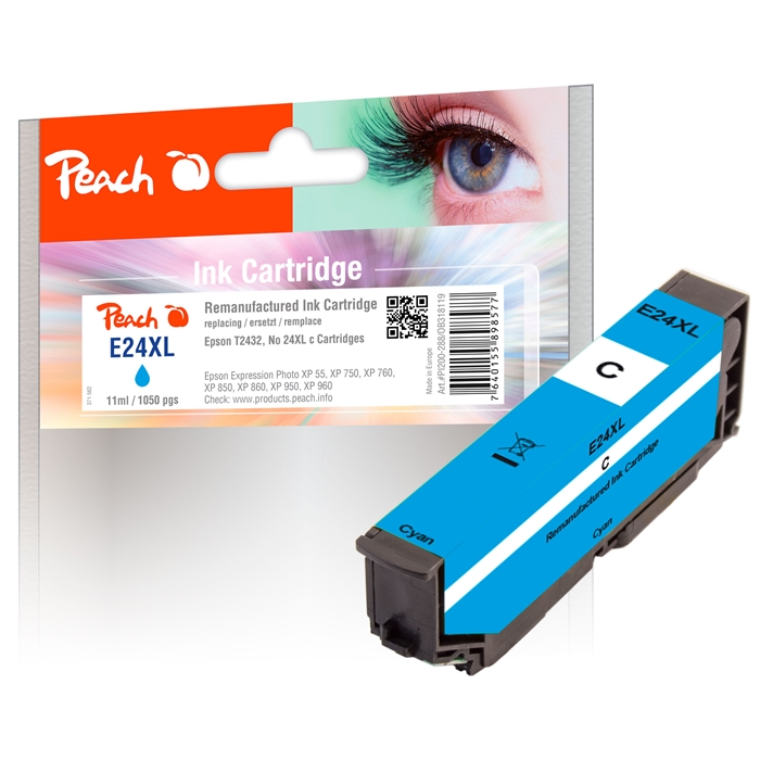 Picture of Epson No. 24XL, cyan, REM, PI200-288 1 ink cartridge 11ml