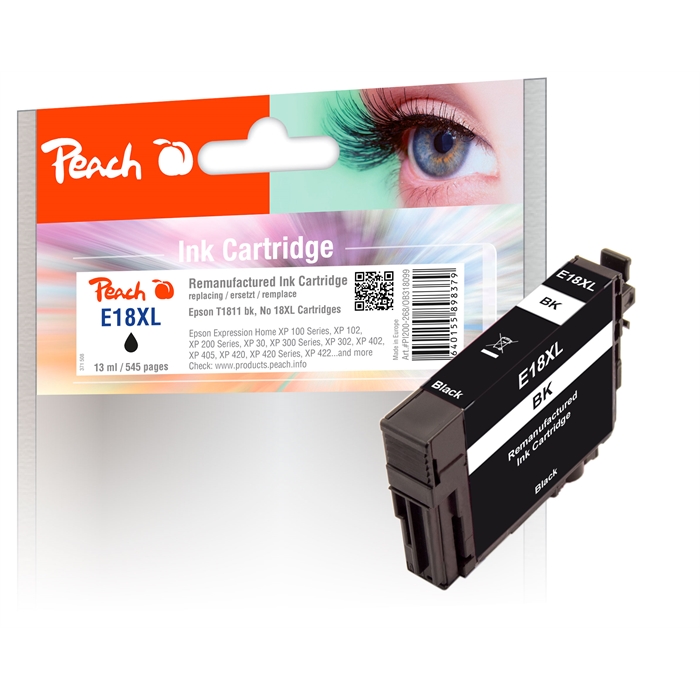 Picture of Epson No. 18XL, bk, REM, PI200-268 1 ink cartridge 13ml (UK=85)