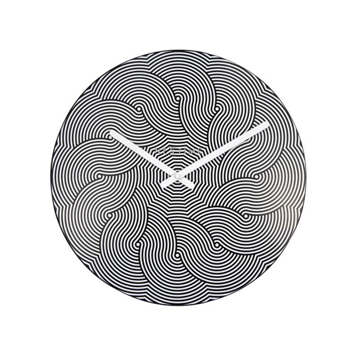 Image de horloge murale NeXtime dia. 39,5 cm plastique, 'waves'