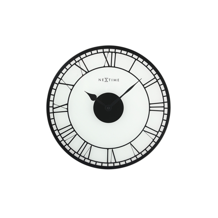 Image de Horloge murale NeXtime dia. 43 cm, verre depoli