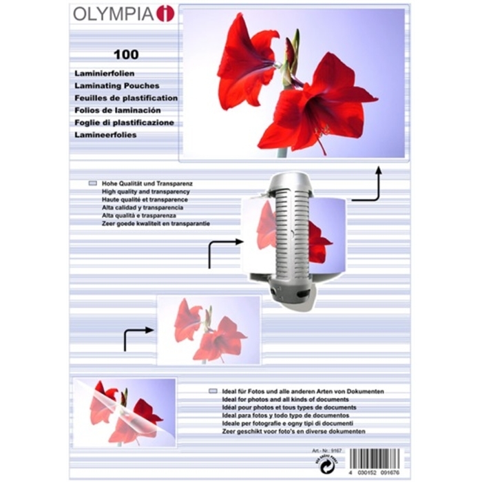 Picture of OLYMPIA pouches 100 x A5 80mic 