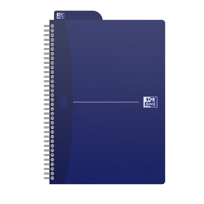 Image de OXFORD Essentials cahier spiralé B5 quadrillé 5mm 90 fls 90g couverture en carton souple assortis