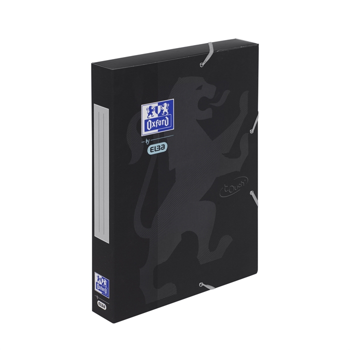 Image de OXFORD Touch boîte de classement A4 40mm carton noir