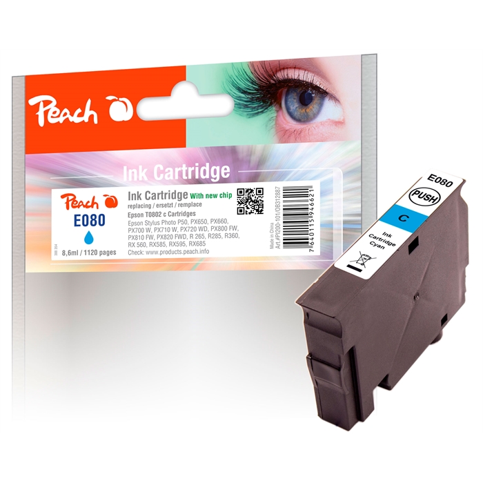 Picture of Epson R360, cyan, PI200-101 1 ink cartridge 8.6ml (UK=85)