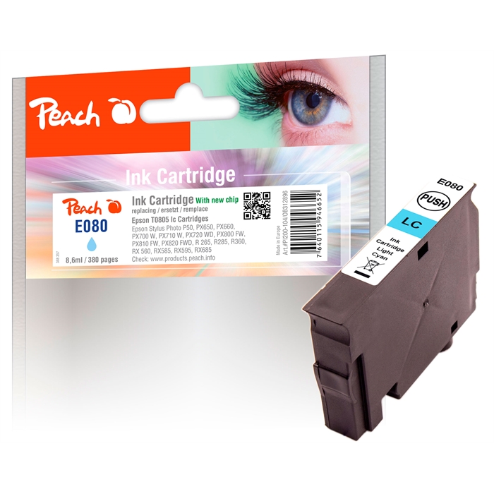 Picture of Epson R360, li cyan, PI200-104 1 ink cartridge 8.6ml (UK=85)