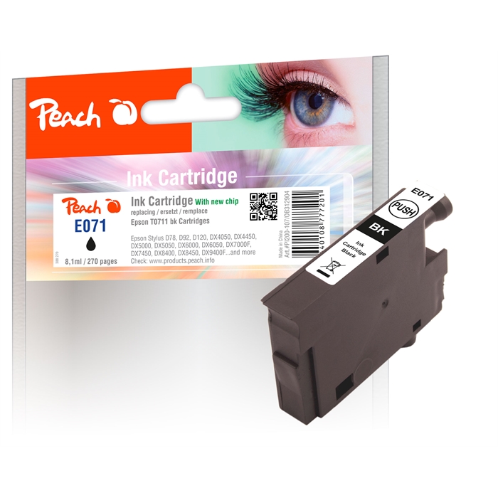 Picture of Epson D78, bk, PI200-107 1 ink cartridge 8,1 ml (UK=85)