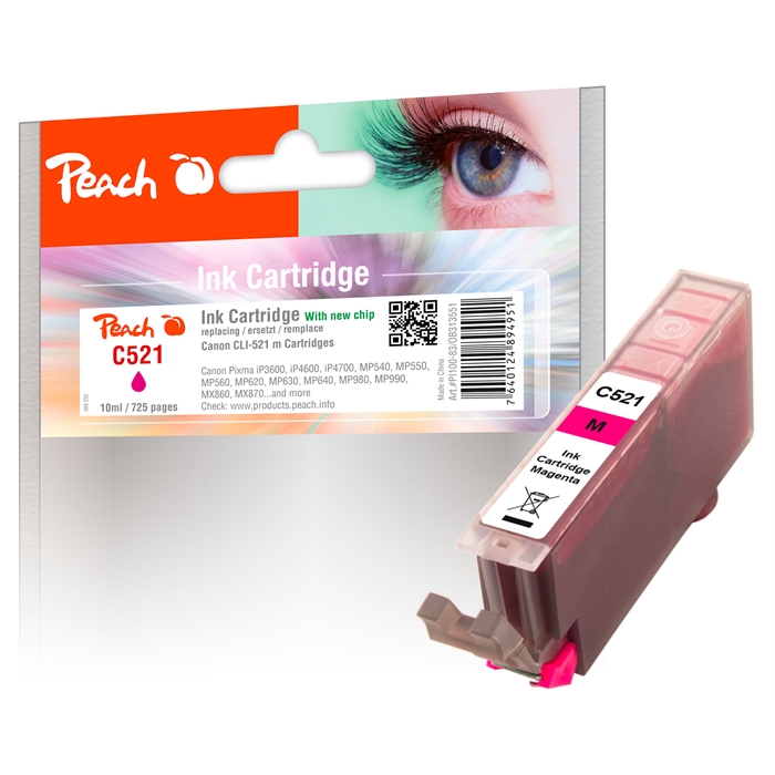 Picture of Canon CLI-521, mag,  PI100-83 1 ink cartridge 10ml  (UK=85)