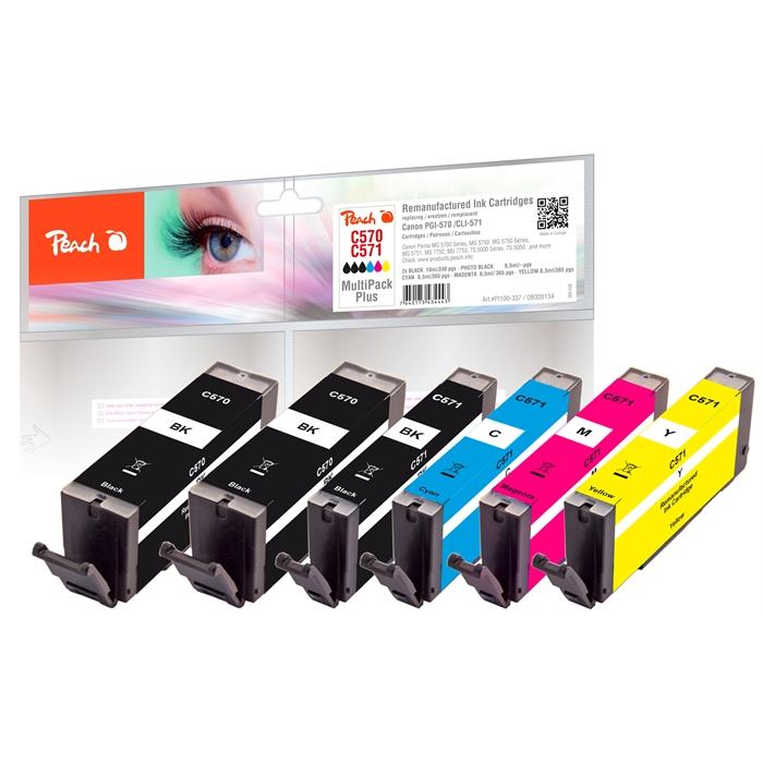 Image de Peach Cartouches d'encre Spar Pack compatibles avec Epson No. 27XL