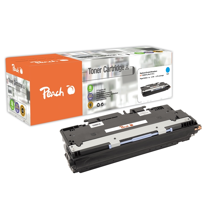 Image de Peach Module toner cyan, compatible avec HP Q2681A