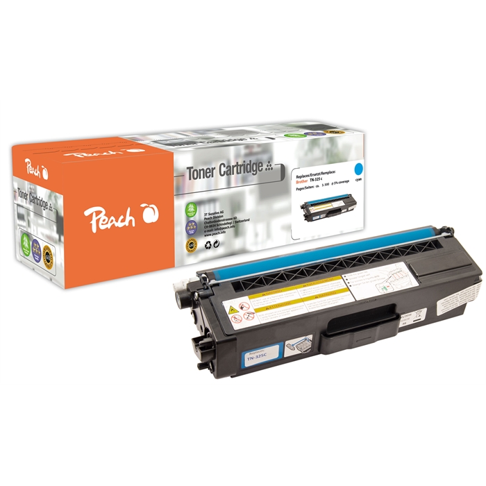 Image de Peach Module toner cyan, compatible avec Brother TN-325c