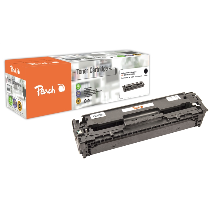 Image de Peach Module toner noir compatible avec HP No. 305A, CE410A bk