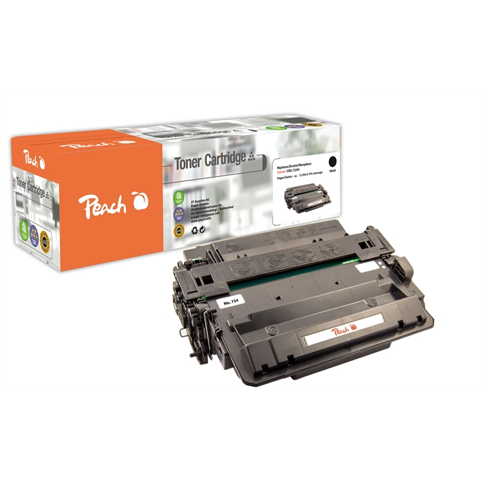 Image de Peach Module toner noir compatible avec Canon CRG-724H, 3482B002